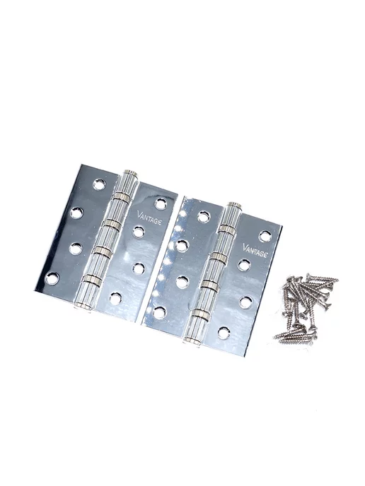 HomeSecurity Петля универсальная (100х75х3мм) B4-CP (2 шт), 2 шт, фото 2