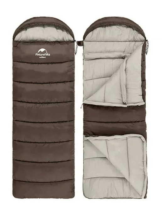 Naturehike Спальный мешок туристический (190х30)х75 см, ТК 0 C, 190x30, фото 3