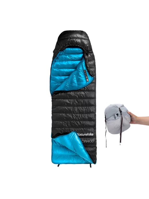 Naturehike Мешок спальный туристический CW400 210х75 см, ТК +5C, 210x75 см, фото 2