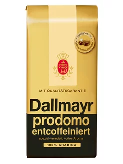 Кофе в зернах prodomo Entcoffeiniert, 500г