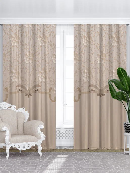 Homepick Фотошторы блэкаут, занавески для гостиной в спальню 290х265, 290x265, фото 2