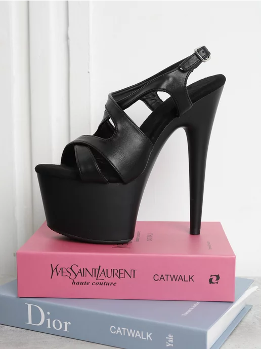 HighHeels shop Стрипы двойки для pole dance танцев, черный, фото 2
