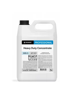 Средство Универсальное Heavy Duty Concentrate 009-5, 5л