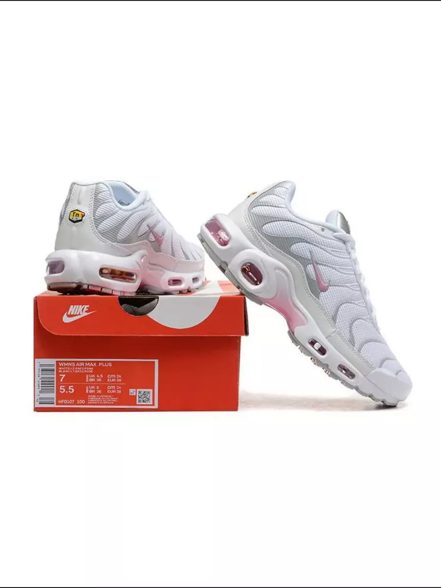 Nike tn white and pink best sale