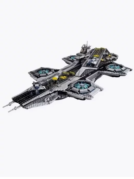 LEGO Конструктор Летающий авианосец Геликарриер MG306 778 дет, голубой, фото 3