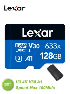 Карта памяти micro sd 128 гб microSDXC U3 4K V30 A1