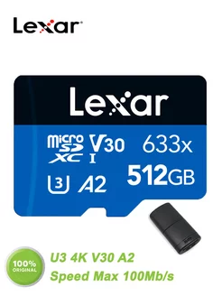 Карта памяти micro sd 512 гб microSDXC U3 4K V30 A2