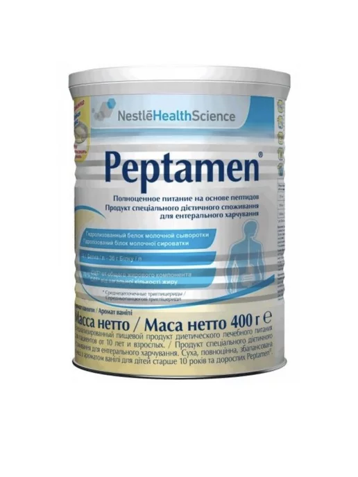 Nestle HealthScience Лечебное питание Peptamen с 10 лет, 400 г с ароматом ванили, 400 г, фото 2