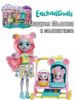 Игровой набор Enchantimals Мышка Маурия с мышатами Enchantimals 246651590 купить за 3 561 ₽ в интернет-магазине Wildberries