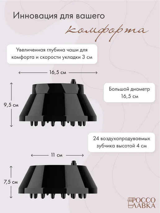 РОССО ЛАВКА Диффузор для фена универсальный, вариант, фото 3