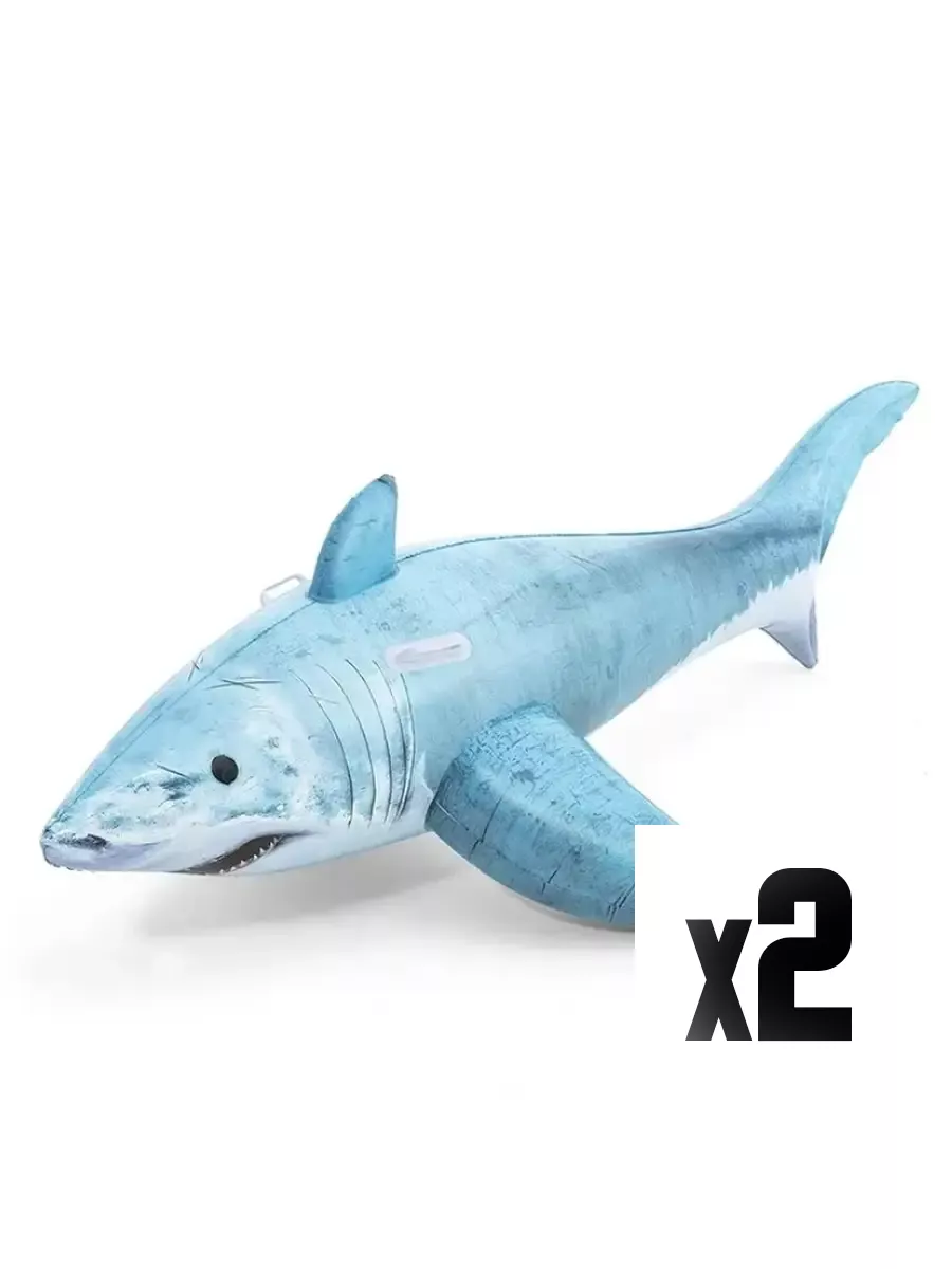 Inflatable shark pool toy on sale