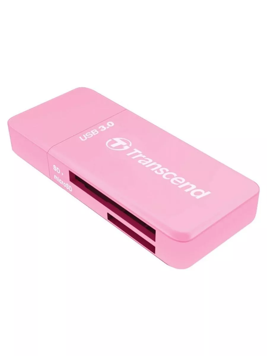 Картридер TS-RDF5R USB 3.0, розовый
