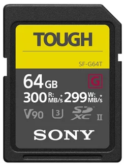 Карта памяти SDXC TOUGH Class10 UHS-II 299 300Mb s 64GB