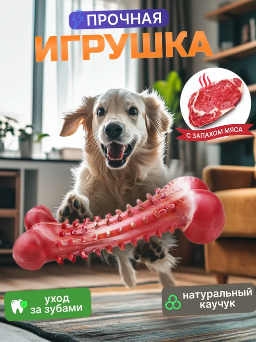 RAIZA Игрушка для собак, красный