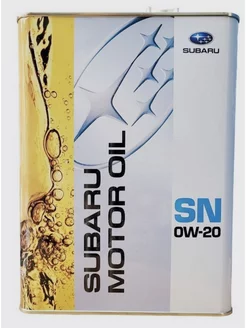 Моторное масло Subaru Motor Oil SN 0w20 4л Subaru 246777900 купить за 3 236 ₽ в интернет-магазине Wildberries