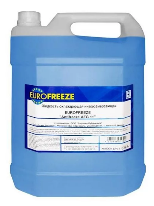 EUROFREEZE Антифриз синий 10 кг 8,8 литра, 10 кг