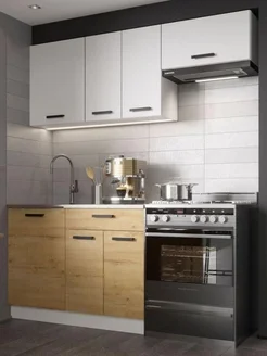 Кухонный гарнитур Хозяюшка Мини 1.7 м, комплект готовый Эра 246836347 купить за 10 344 ₽ в интернет-магазине Wildberries