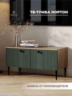 Тумба под телевизор "Нортон" на 90 см ЭЛИКА МЕБЕЛЬ 246859732 купить за 5 400 ₽ в интернет-магазине Wildberries