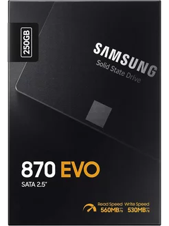 Samsung 250GB Внутренний SSD-диск 870 EVO (MZ-77E250B) Samsung 246879660 купить за 5 321 ₽ в интернет-магазине Wildberries