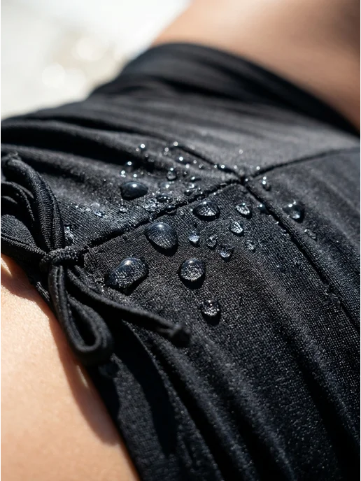Adoreswim Плавки шортики с завышенной талией, черный, фото 7