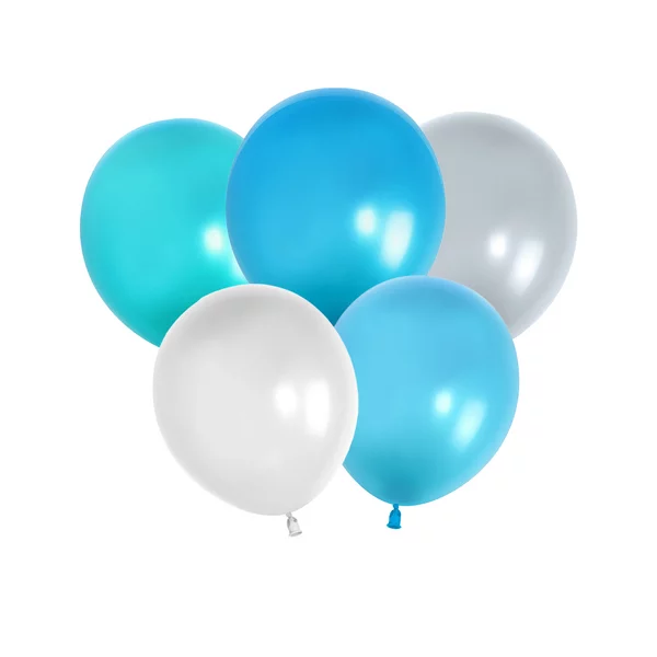 Воздушные шары латекс "Морская волна" набор 25 штук, Микс