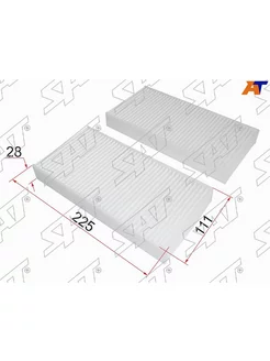 Фильтр салона HONDA CIVIC 00-05 CR-V 01-06 FR-V 04-09 STREAM SAT 246902368 купить за 487 ₽ в интернет-магазине Wildberries