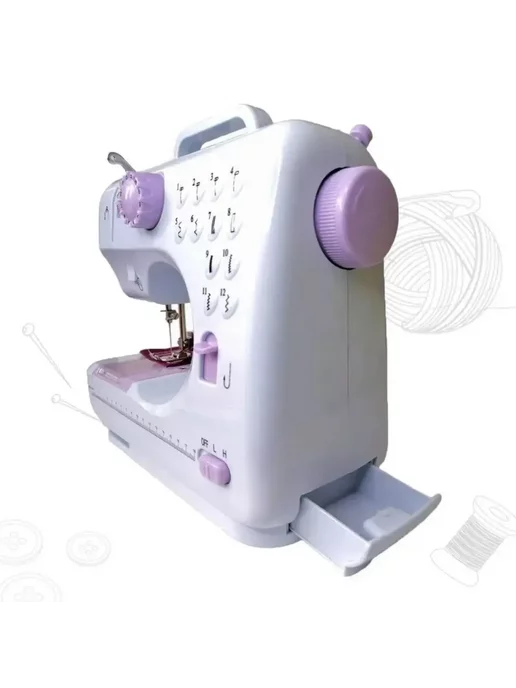 GOODSTORAGE Швейная машина SM-505, фиолетовый, фото 2