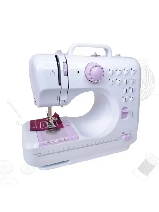 GOODSTORAGE Швейная машина SM-505, фиолетовый, фото 3