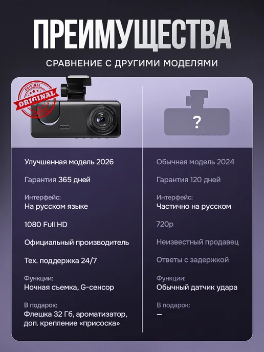 BLACK BOX Видеорегистратор для автомобиля с двумя камерами с WiFi, 4К, черный, фото 6