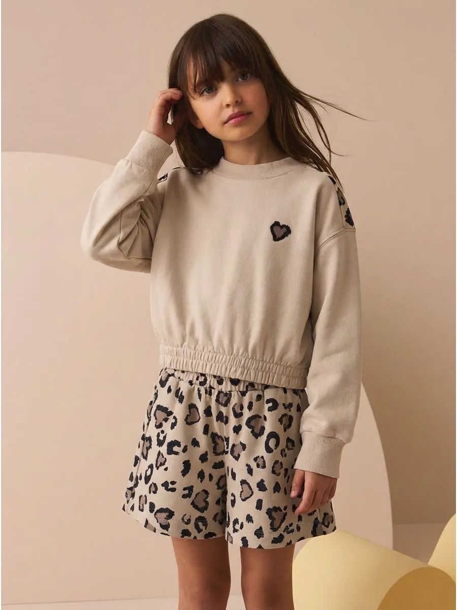 Свитшот + шорты, Doeskin 15-1308