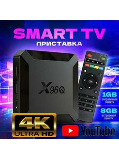 мощная смарт тв Андроид приставка X96Q 247066690 купить за 3 872 ₽ в интернет-магазине Wildberries