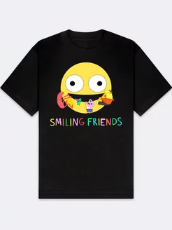 smiling friends футболка смайлинг френдс Задорные друзья ChupaChop 247071158 купить за 982 ₽ в интернет-магазине Wildberries