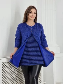 Туника большие размеры Roza Fashion 247105914 купить за 1 131 ₽ в интернет-магазине Wildberries