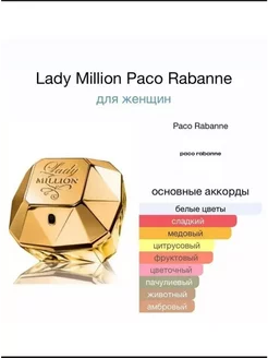 PACO RABANNE LADY MILLION 80 ml