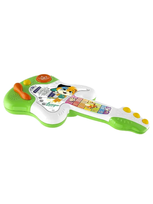 CHICCO Развивающие игрушки 1 год Гитара детская музыкальная, белый, фото 6