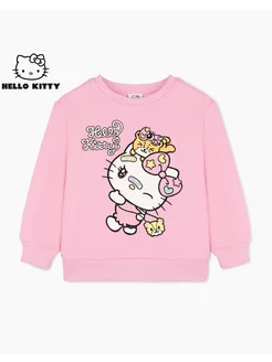 Розовый свитшот с принтом Hello Kitty