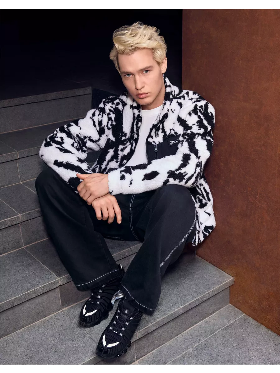 Куртка-бомбер oversize из...