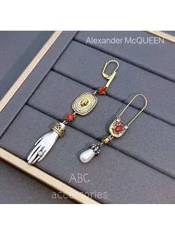 Серьги Alexander McQueen