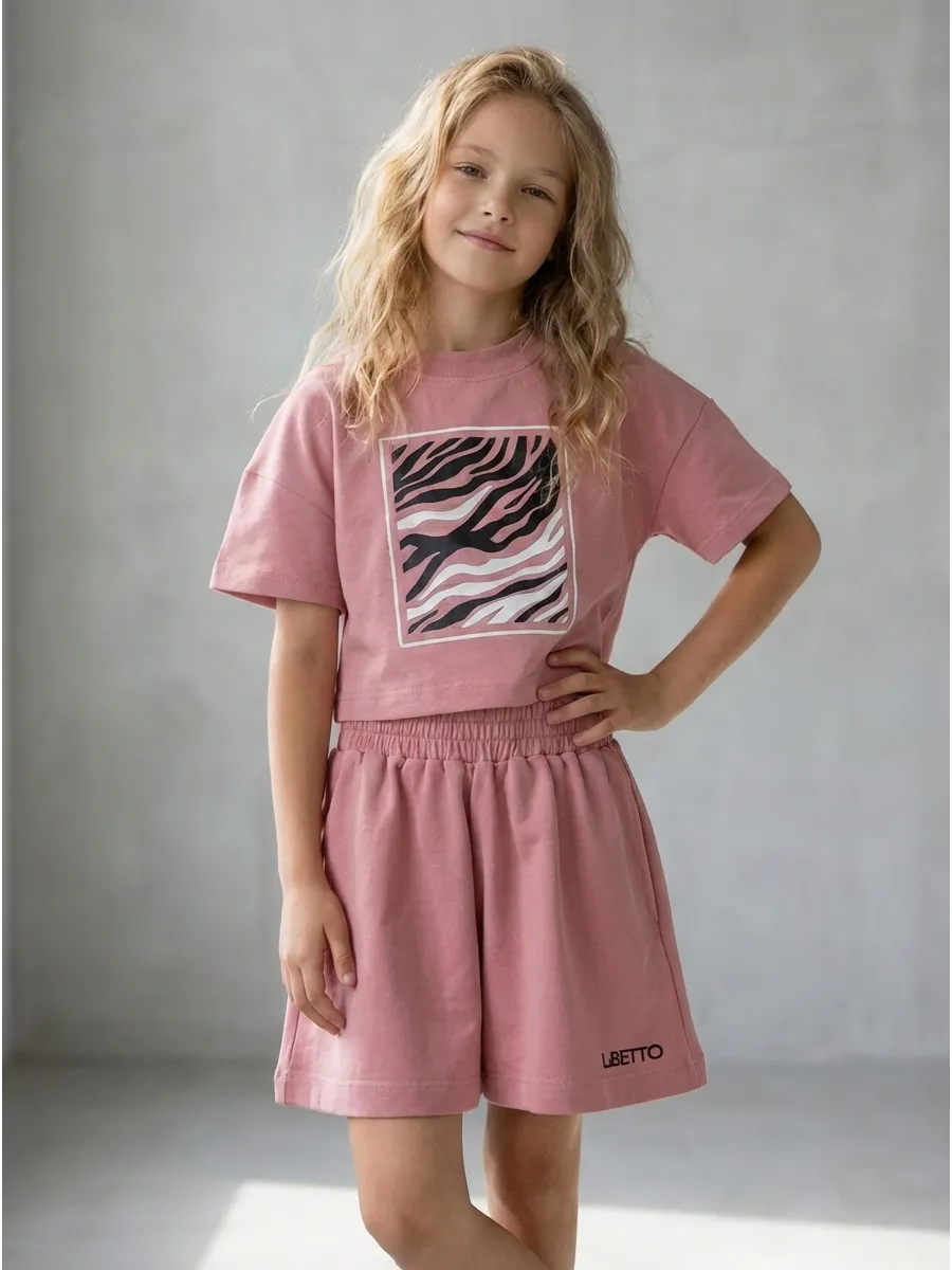 Футболка + шорты, Foxglove 16-1710