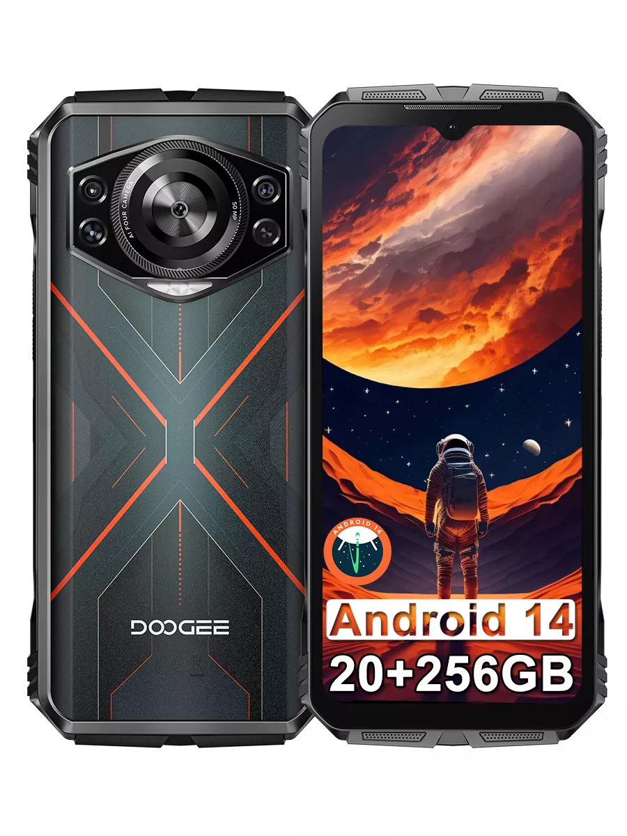 S Cyber Смартфоны 20 ГБ(8+12) 256 ГБ Android 14,красный DOOGEE 247211236  купить в интернет-магазине Wildberries