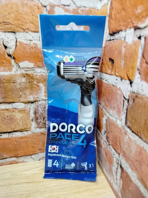 DORCO Одноразовый бритвенный станок мужской, белый, фото 2