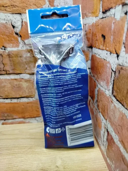 DORCO Одноразовый бритвенный станок мужской, белый, фото 3