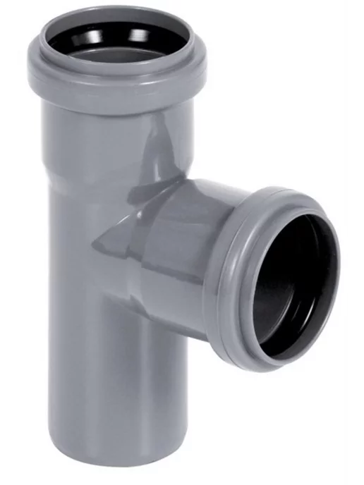 FLEXTRON Тройник 50х50х90 для канализации (2 штуки), 50x50x90, фото 2