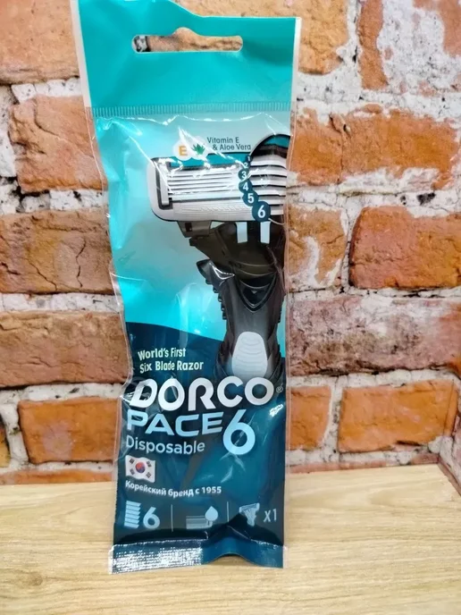 DORCO Бритвенный станок мужской 6-ти лезвийный, вариант, фото 2