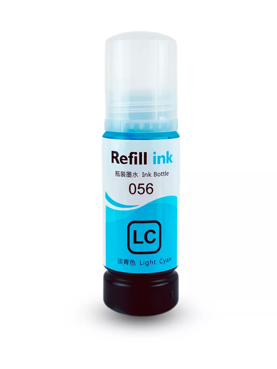 Чернила Rekova 70 мл. Epson 056, Light cyan (светло-голубые)