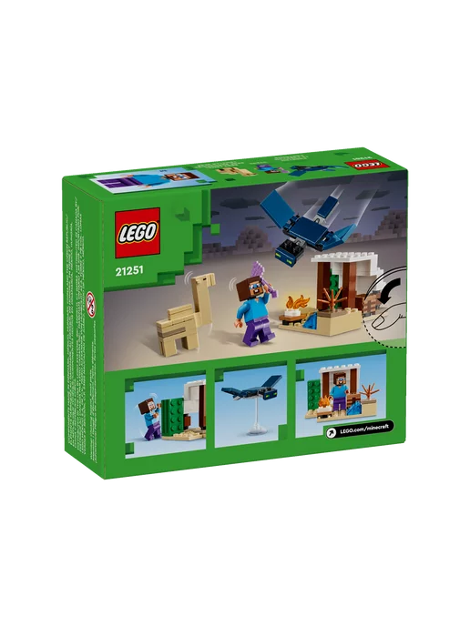 LEGO Конструктор Minecraft 21251 Экспедиция Стива в пустыню, зеленый, фото 2
