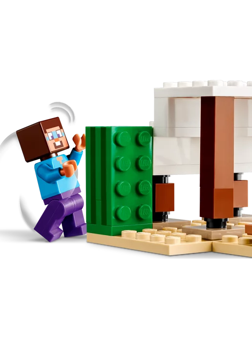 LEGO Конструктор Minecraft 21251 Экспедиция Стива в пустыню, зеленый, фото 4