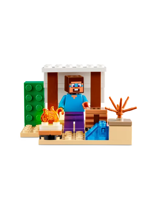 LEGO Конструктор Minecraft 21251 Экспедиция Стива в пустыню, зеленый, фото 5