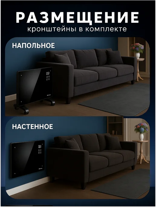 ZENET Конвектор электрический ZET-528 1500W, 1500 Вт, фото 3