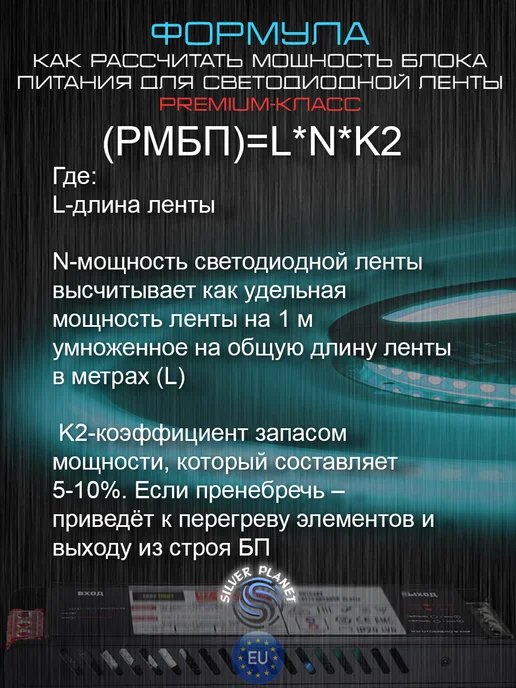 Silver Planet Блок питания для светодиодной ленты 12V 60W, 300 Вт, фото 3